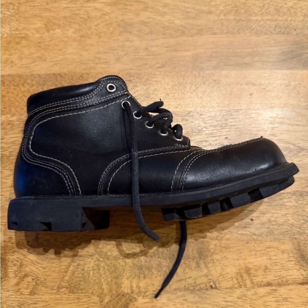 John Fluevog Black Leather Women’s Boots